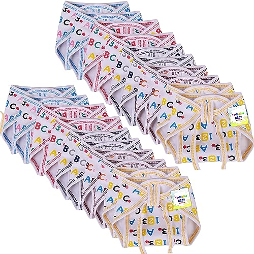 Toddylon Baby Products New Born Baby Clothes | Cloth Diapers | Langots | Nappies | Cotton | Reusable | Washable | Nappy (0-6 Months, Pack of 20) - Image 2