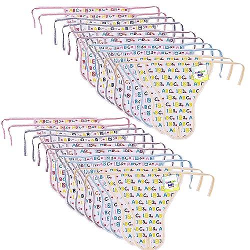 Toddylon Baby Products New Born Baby Clothes | Cloth Diapers | Langots | Nappies | Cotton | Reusable | Washable | Nappy (0-6 Months, Pack of 20) - Image 1