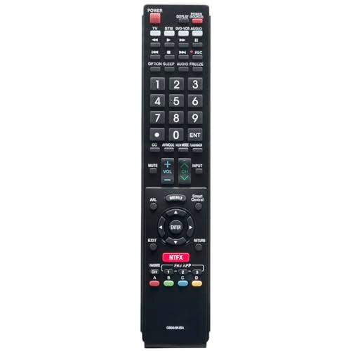 WINFLIKE New RRMC GB004WJSA Smart TV Remote Control Fit for Sharp Aquos TV LC52C6400U LC-52C6400U LC52LE640 LC-52LE640 LC52LE640U LC-52LE640U LC60C6400U LC-60C6400U LC-60C6500U LC60C6500U LC70LE750U LC-80C6500 - Image 1