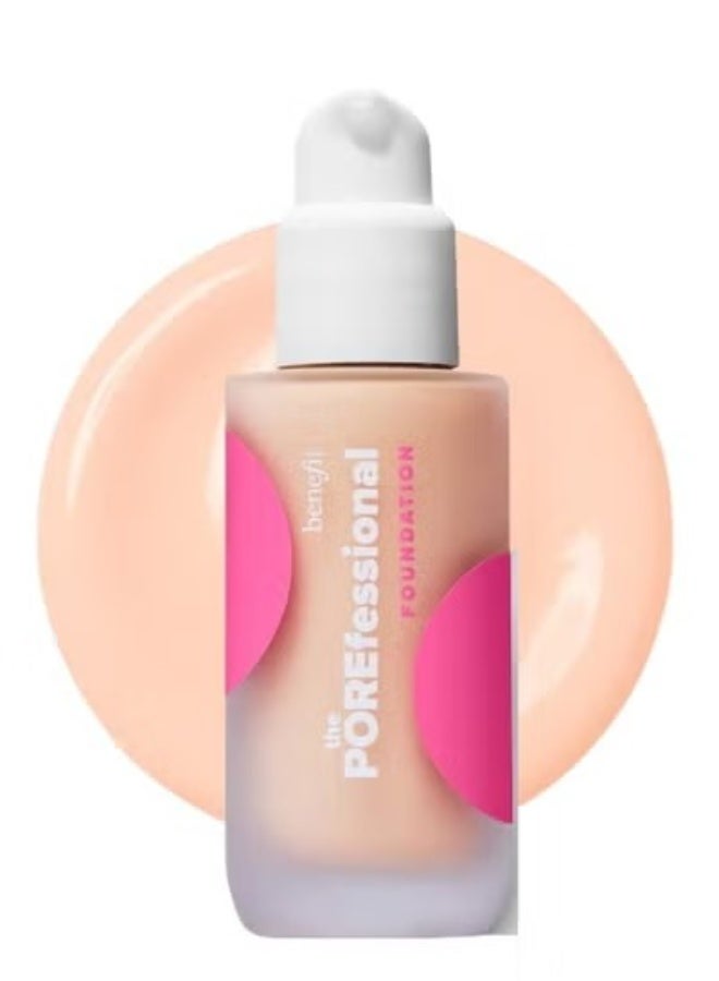 Benefit Cosmetics The POREfessional Smoothing & Blurring Foundation with Niacinamide 30ml – Shade 5C Confident Light Cool – Lightweight, Pore-Minimizing, Longwear Foundation - Image 1