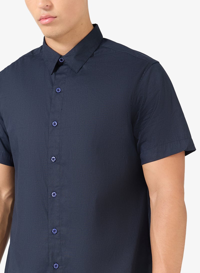 سفنتي فايف قميص كلاسيكي بقصة عادية - Image 3