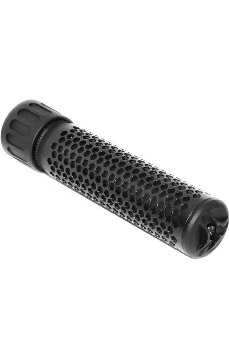 KAC Style QDC/CQB Airsoft Suppressor Extend Barrel Tube with -14mm CCW Flashider Black - Image 2