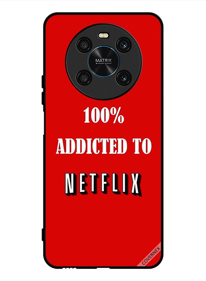 Covernex Protective Case Cover For Honor X9 4G 100% Addicted To Netflix - Image 1
