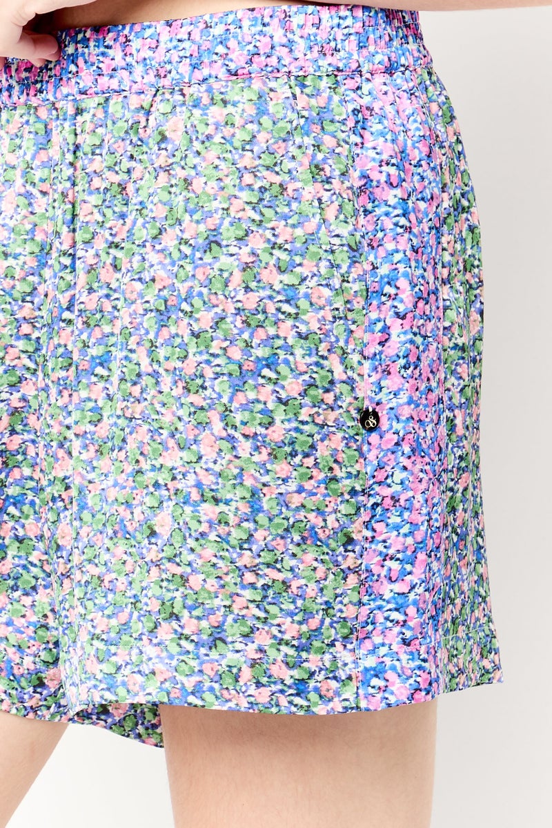 Scotch & Soda Women Floral print Basic Short, Multicolor  - Image 3