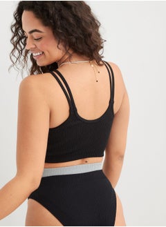 Aerie Ribbed Knitted Bra Top  - Image 2