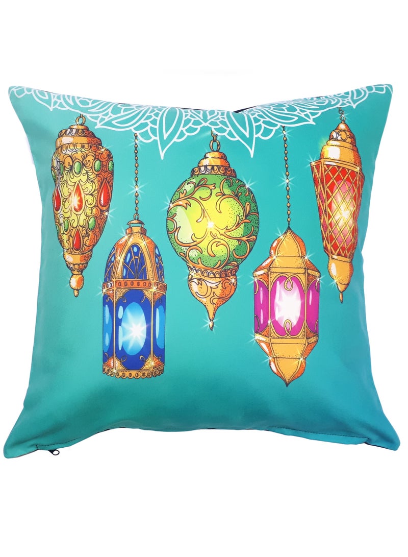 Alwan مجموعة من 6 حصائر رمضان و 2 غطاء وسادة - Image 3