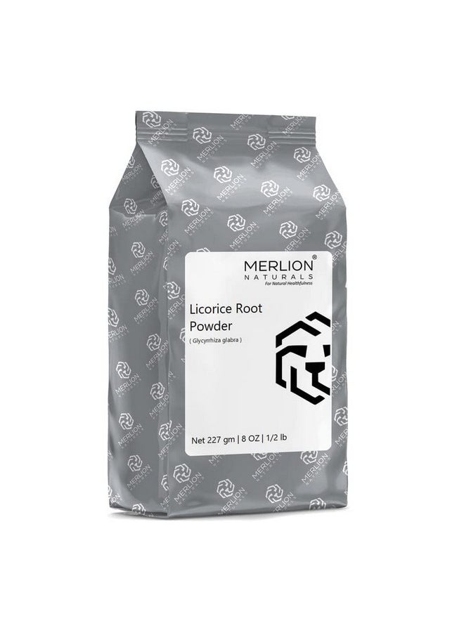 MERLION NATURALS - Licorice Root Powder 200Gm, Glycyrrhiza Glabra - Image 1