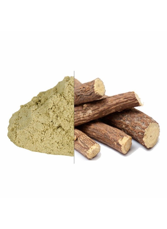 MERLION NATURALS - Licorice Root Powder 200Gm, Glycyrrhiza Glabra - Image 1