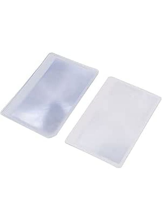 عدسة مكبرة محمولة رقيقة جدًا من PVC 12 قطعة لقراءة الكتب والخرائط والصحف - Image 1