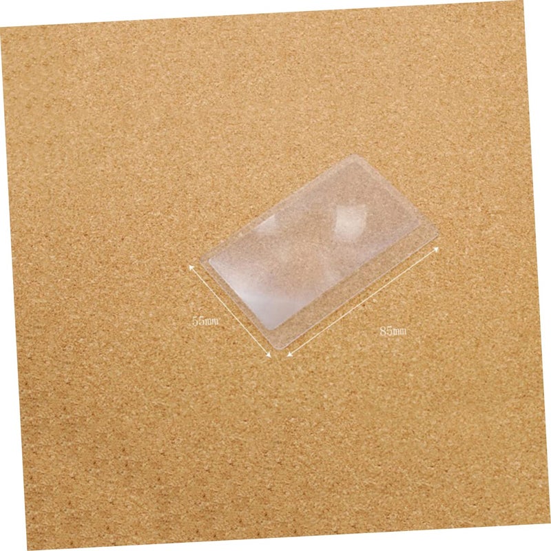 عدسة مكبرة محمولة رقيقة جدًا من PVC 12 قطعة لقراءة الكتب والخرائط والصحف - Image 5
