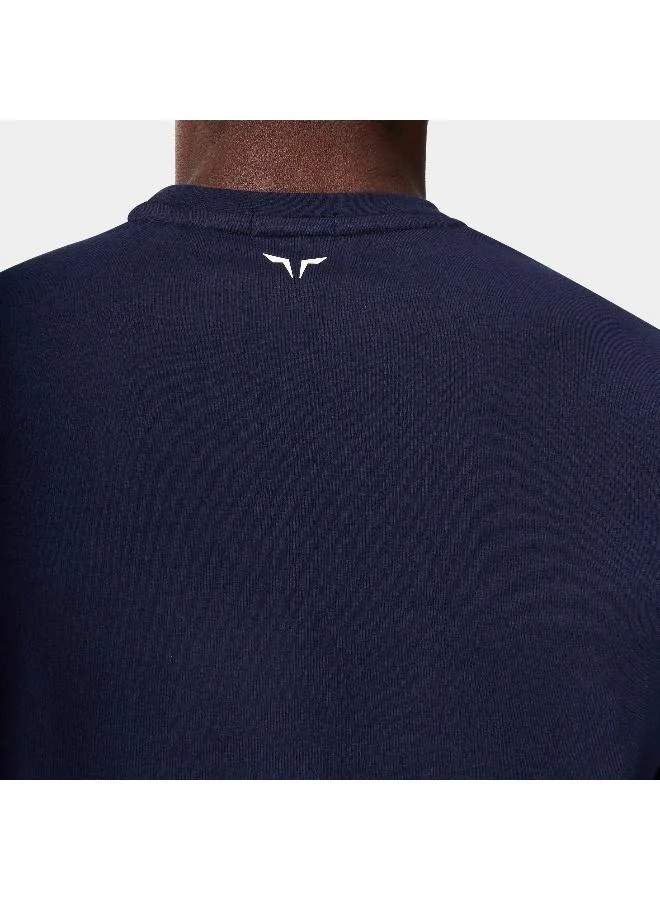 Squatwolf Navy Wordmark Regular T-Shirt for Men | Best Price UAE