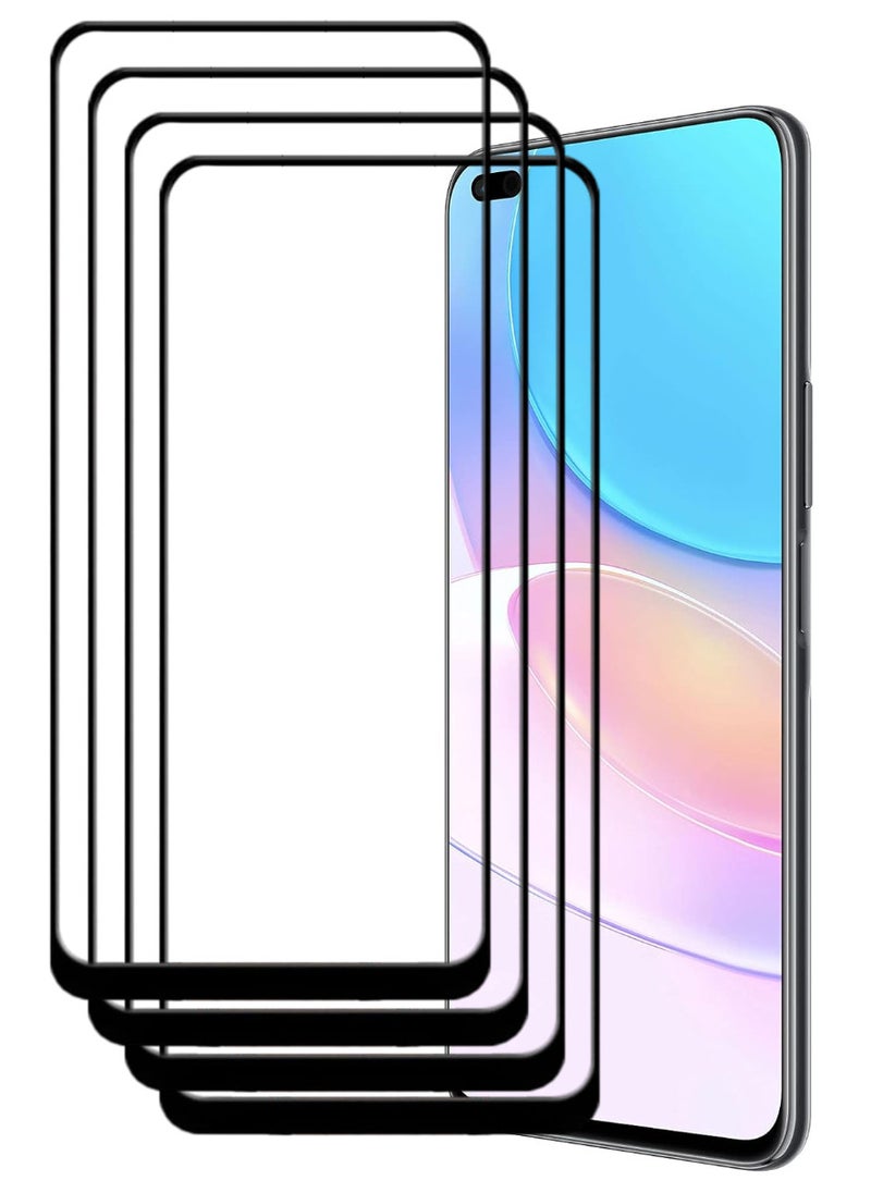 ACLIX 4 Pieces Antistatic ESD Dustproof Premium Quality High Definition Tempered Glass Screen Protector Designed For Huawei nova 8i - Image 1