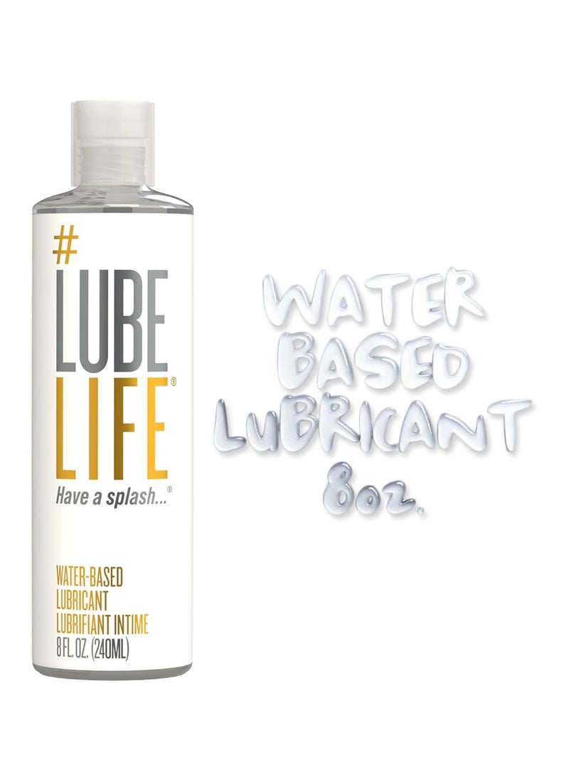 #LUBELIFE - Water Based Lubricant 8 Ounce 240 Ml - Image 1