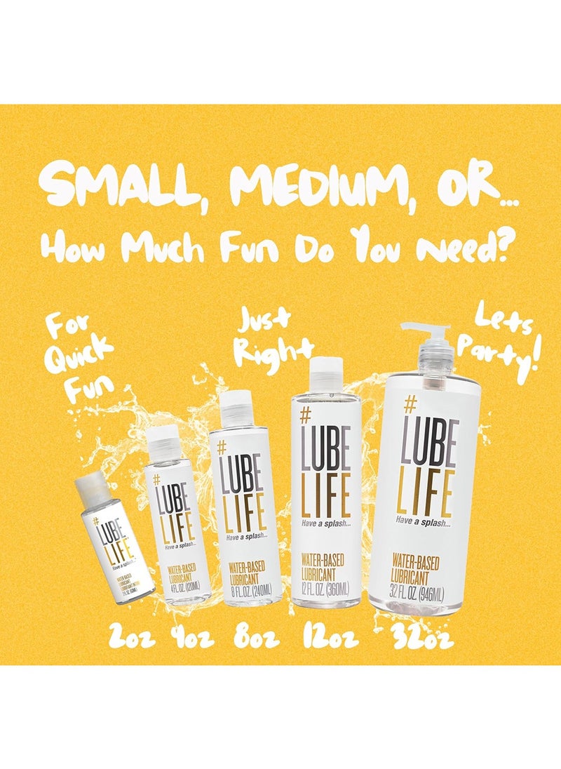#LUBELIFE - Water Based Lubricant 8 Ounce 240 Ml - Image 1