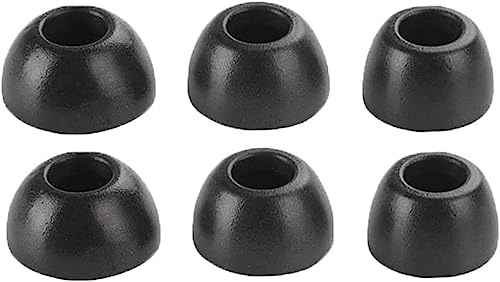 JNSA Compatible with Soundcore Space A40 Foam Ear Tips, Noise Canceling Memory Foam Ear Tip Replacement for Soundcore by Anker Space A40, S/M/L 3 Size 3 Pairs,Black (2143PB) - Image 5