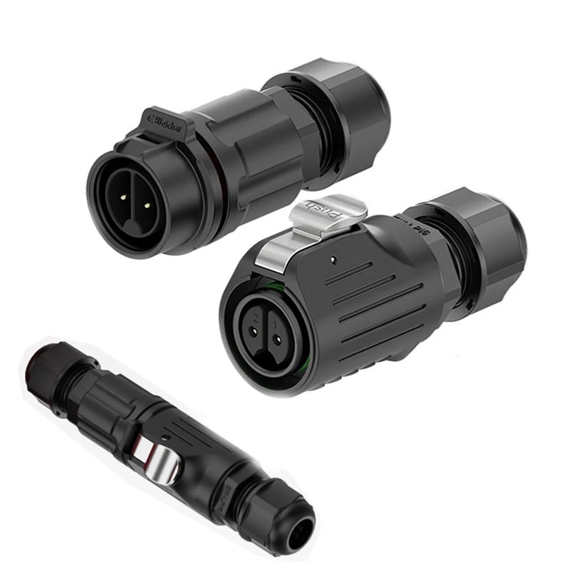 EW-LP16 M16 Waterproof Cable Connector IP68 2 3 4 5 7 8 9 Pin Female Male Socket Welding Electrical Wire Quick Contact(8 Pin Female Plug) - Image 2