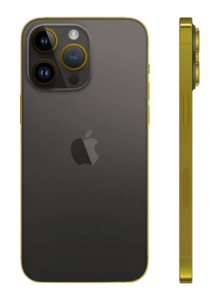 CAVIAR Caviar Luxury 24k Gold Plated Frame Customized iPhone 16 Pro Max 512 GB Black  - Image 2