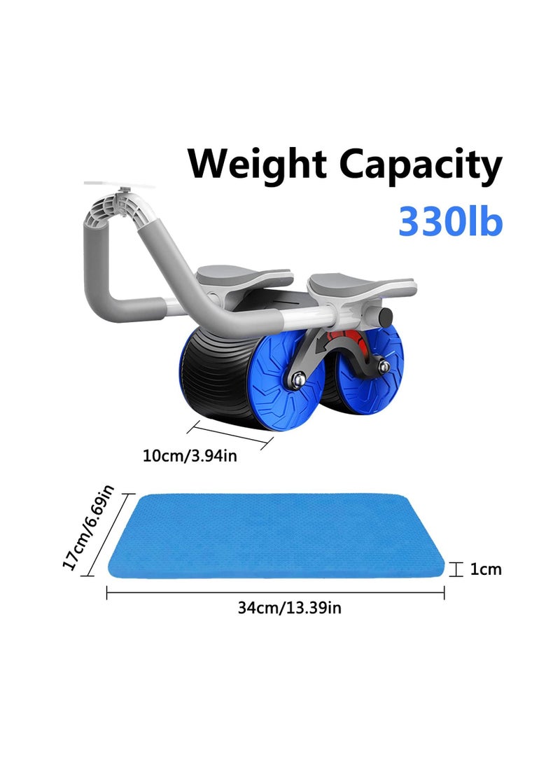 Arabest Abdominal Exercise Roller, Elbow Support Automatic Rebound Abdominal Wheel with Knee Pad and Timer, Abs Roller Wheel Core Workout Strength Trainin Equipment for Beginners Home Gym  - Image 2