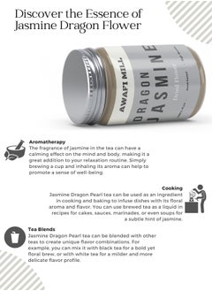 Awafi Mill Premium Jasmine Dragon Pearl | Hand-Rolled Delicate Aroma Pearls | Fresh and Fragrant  - Image 2