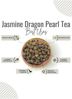 Awafi Mill Premium Jasmine Dragon Pearl | Hand-Rolled Delicate Aroma Pearls | Fresh and Fragrant  - Image 3