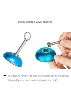 KASTWAVE Complete Yoyo Bearing Pack 10 Ball Golden Unresponsive Yoyo Bearing  Size C 8 Ball Yoyo Bearing  Narrow C Responsive Yoyo Bearing  Bearing Removal Tool  6 Yoyo Strings  6 Yoyo Axles  - Image 5
