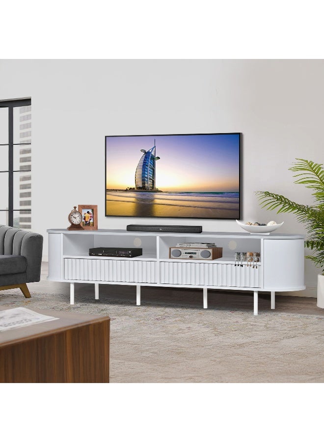 Home Box وحدة تلفاز مالكوم الكبيرة للأجهزة حتى 75 بوصة - Image 1