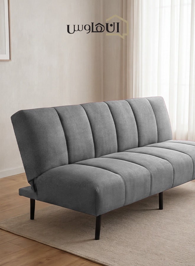 In-House Sana | Sofabed 2 In 1 Upholstered In Linen - Light Grey - Image 1