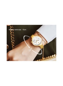NAVIFORCE Elegant Women's Quartz Watch Stylish Round Dial with Floral Embossed Design Sub-Dial Display Leather Strap Fashionable Timepiece for Everyday Wear and Special Occasions  - Image 3