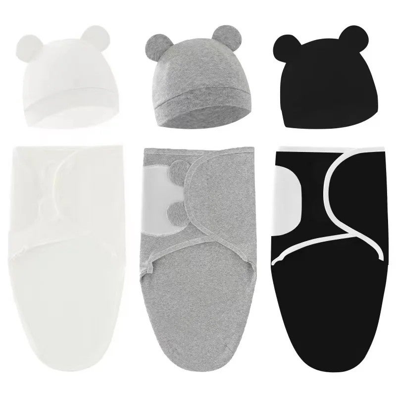 Bluejw Cotton Baby Swaddle Blanket - Easy Adjustable Newborn Sleep Sack Swaddlers for Boys & Girls - Image 4