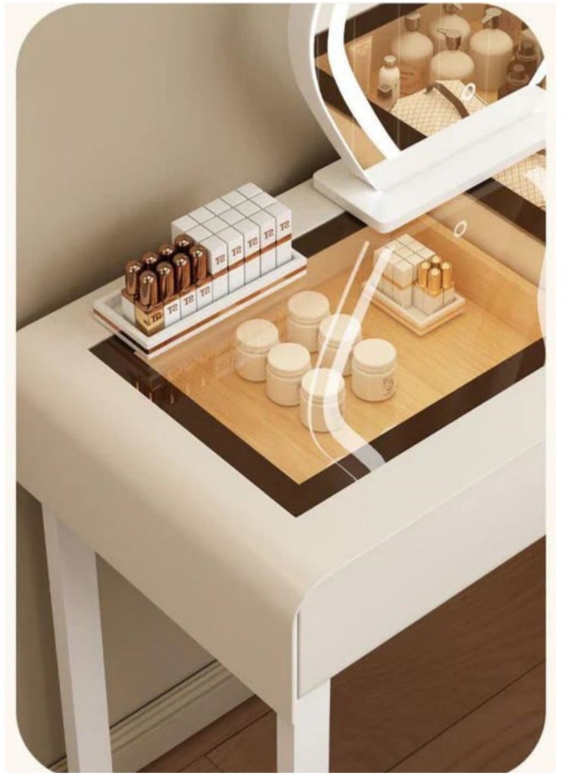 Cool Baby COOLBABY Modern Vanity Table Set with LED Mirror and Chair .Stylish Bedroom Dressing Table  - Image 2