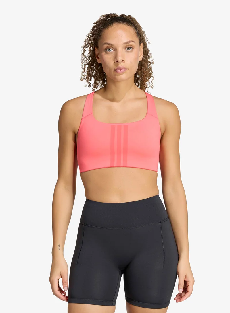 Adidas 3-Stripes Optime Workout Medium Support Bra