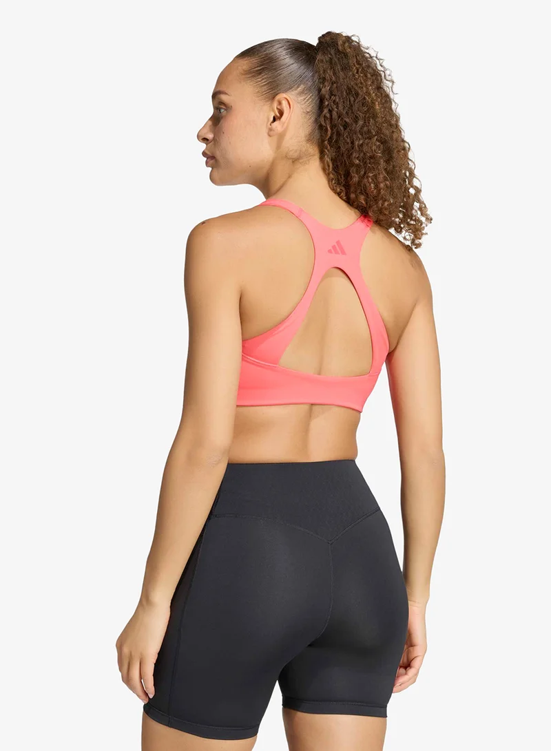 Adidas 3-Stripes Optime Workout Medium Support Bra