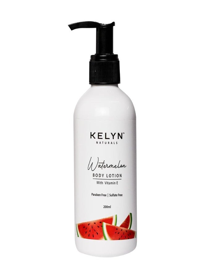KELYN Watermelon Body Lotion With Vitamin E | Body Cream | Dry Skin Cream | Moisturiser for Dry Skin | Body Moisturizer For All Skin Type | 200ml - Image 1