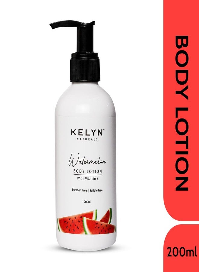 KELYN Watermelon Body Lotion With Vitamin E | Body Cream | Dry Skin Cream | Moisturiser for Dry Skin | Body Moisturizer For All Skin Type | 200ml - Image 3