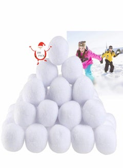 Indoor Snowballs for Kids Snow Fight, Parent-Child Interaction Snowball Fights, 3 Inch Christmas Winter Holiday Realistic Fake Snow Toys for Indoor and Outdoor Snow Fight or Toss Game