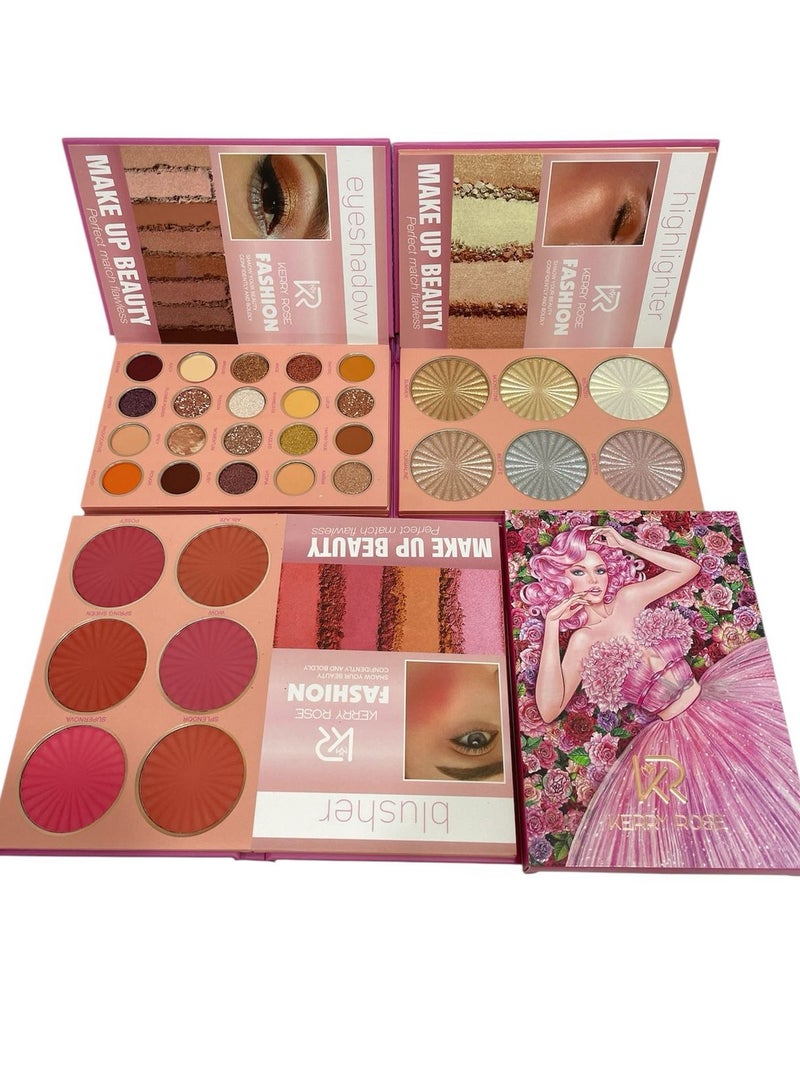 Kerry Rose Eye palette + blush + highlighter, Kerry Rose beer makeup - Image 5