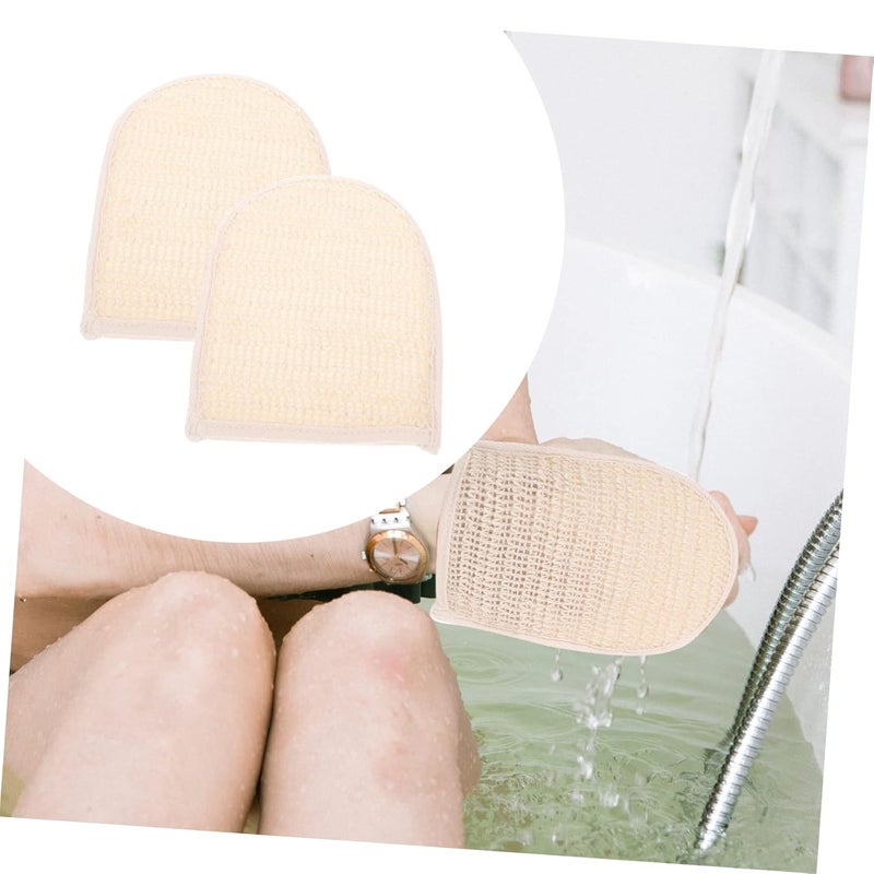 2Pcs Exfoliating Bath Gloves Premium Shower Scrubbers For Deep Cleansing Skin - Image 5