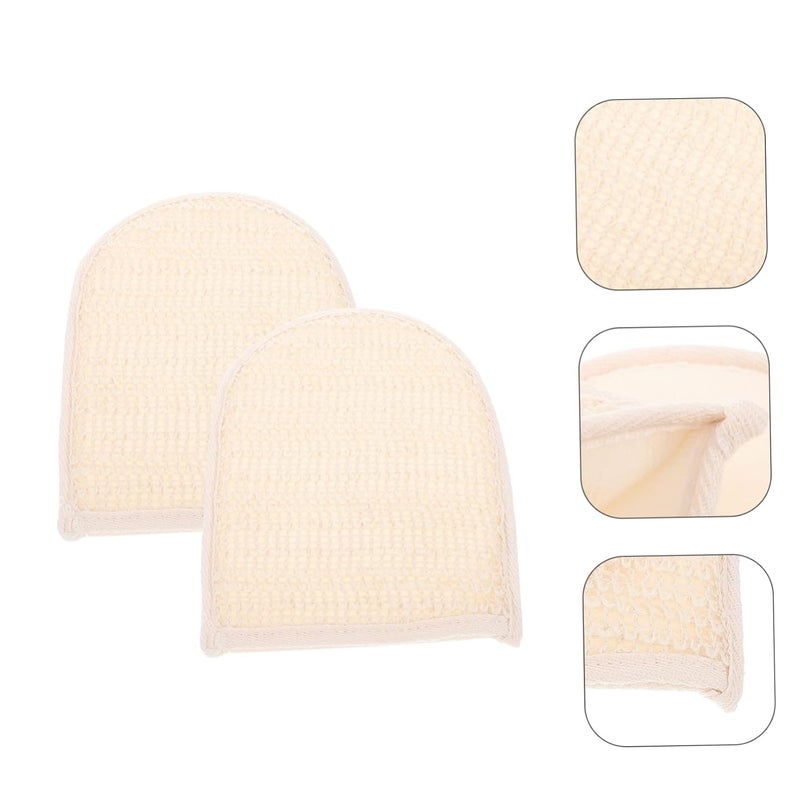 2Pcs Exfoliating Bath Gloves Premium Shower Scrubbers For Deep Cleansing Skin - Image 4
