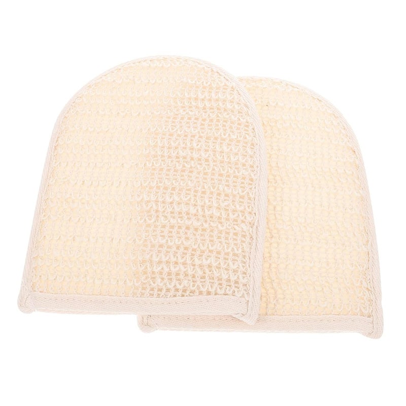 2Pcs Exfoliating Bath Gloves Premium Shower Scrubbers For Deep Cleansing Skin - Image 1