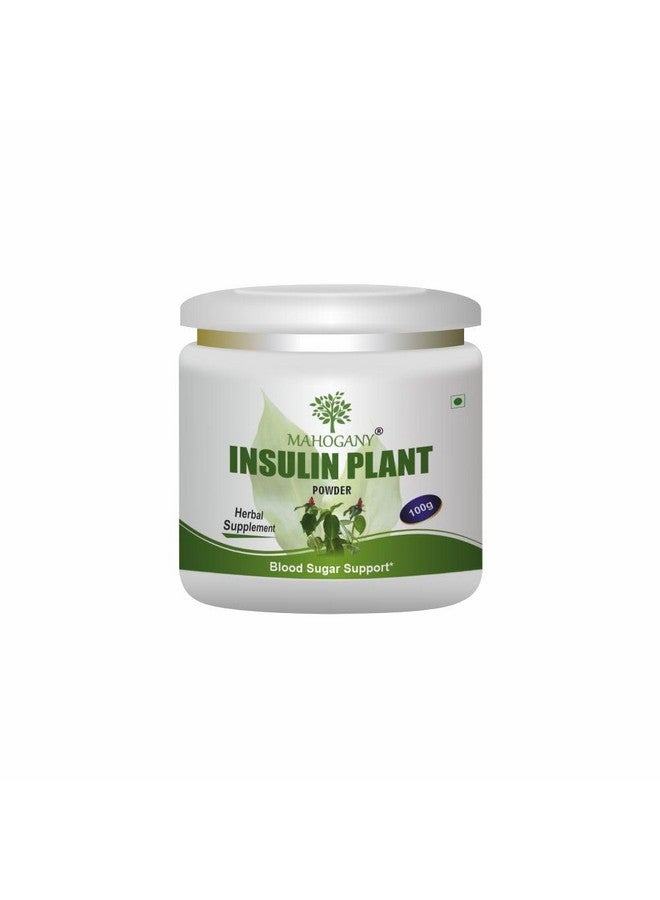 Mahogany Insulin Plant (Costus Igneus) Powder 100g- Diabetes Care Supplement- Controls Blood Sugar - Image 1