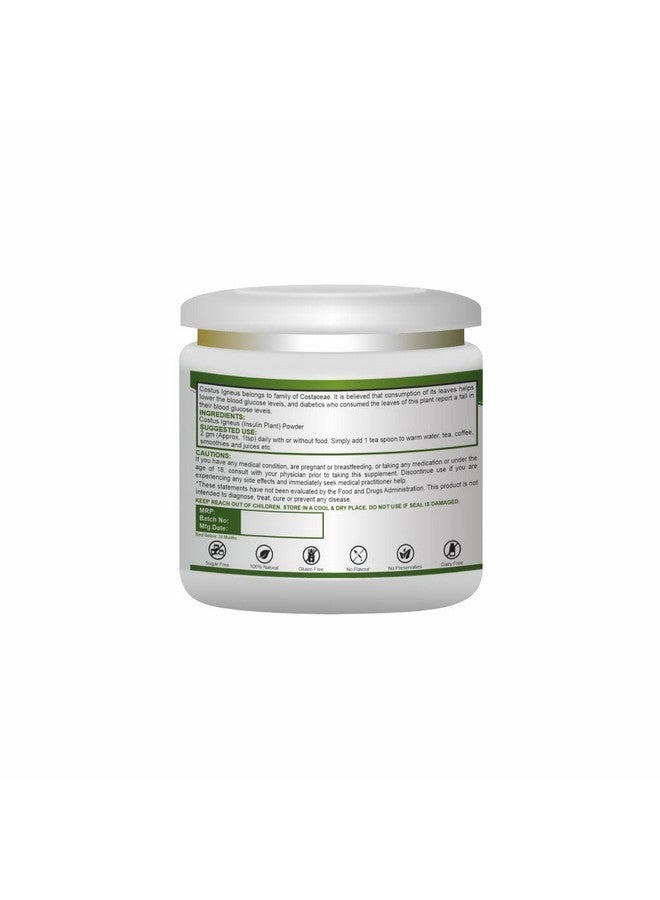 Mahogany Insulin Plant (Costus Igneus) Powder 100g- Diabetes Care Supplement- Controls Blood Sugar - Image 2
