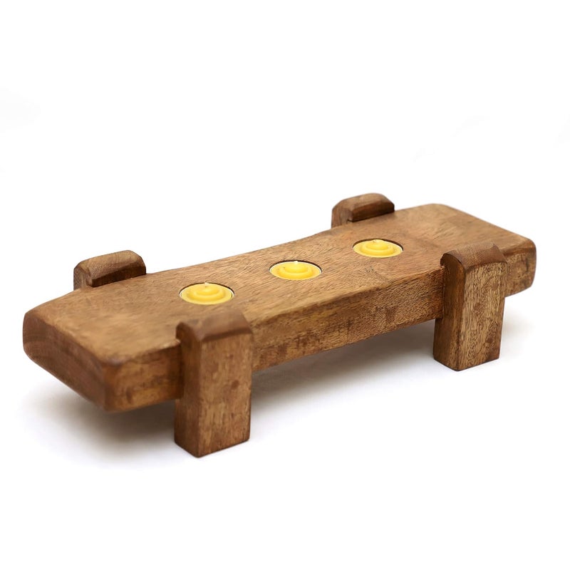 Sharpex Wooden Decorative Candle Holders Designed Spiral Candle Holder LongLasting Quality Candle Holders for Home Garden Dcor Candles