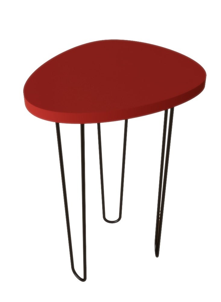 Generic Momentum Modern Side table, Metal legs, PVC surface, 50 CM.  - Image 1