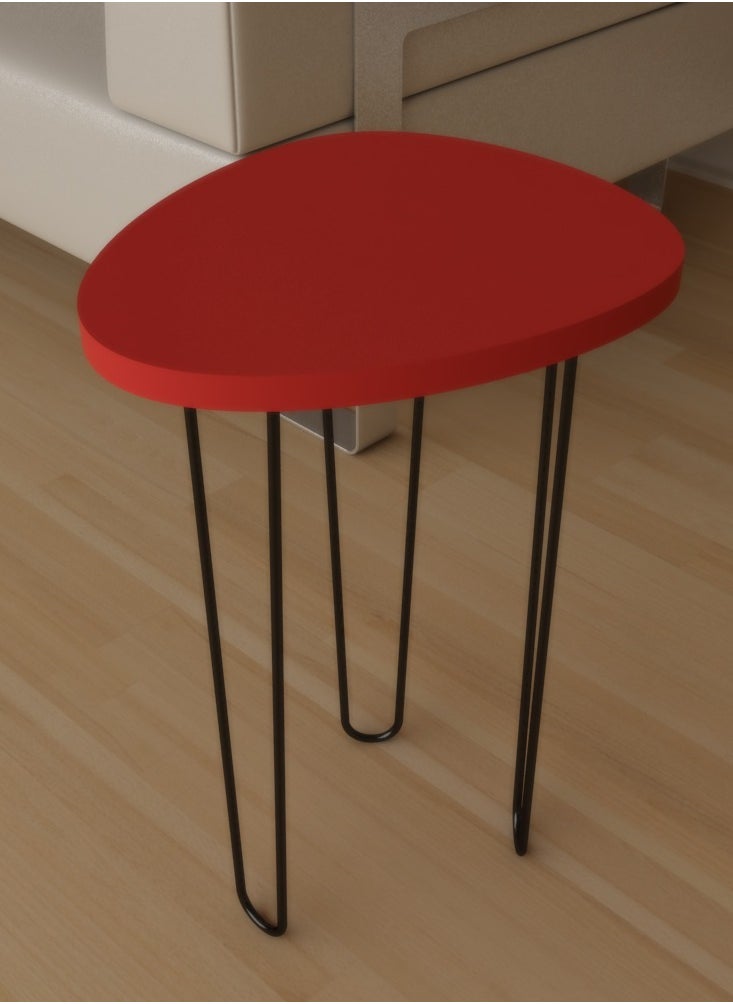 Generic Momentum Modern Side table, Metal legs, PVC surface, 50 CM.  - Image 2