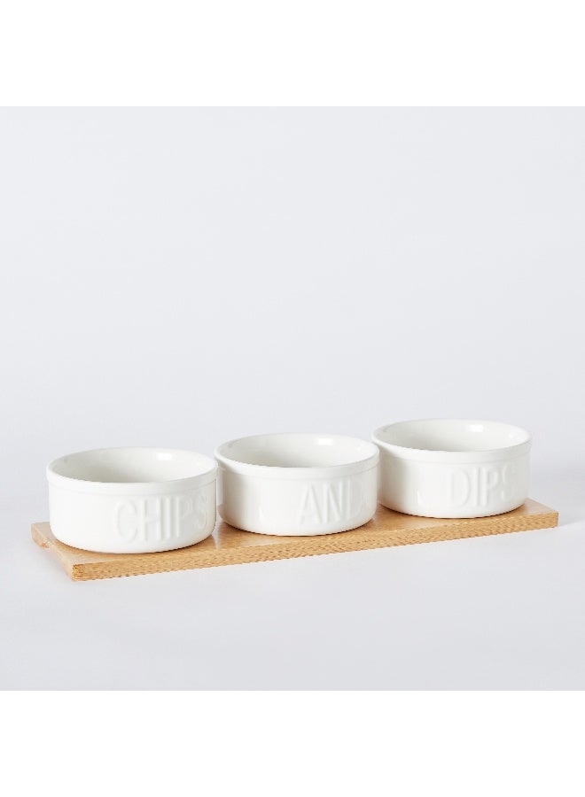 Home Box Supreme 4-Piece Chip and Dip Set 32.5 x 6 x 11 cm - Image 5