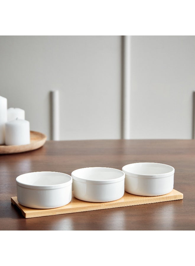 Home Box Supreme 4-Piece Chip and Dip Set 32.5 x 6 x 11 cm - Image 1