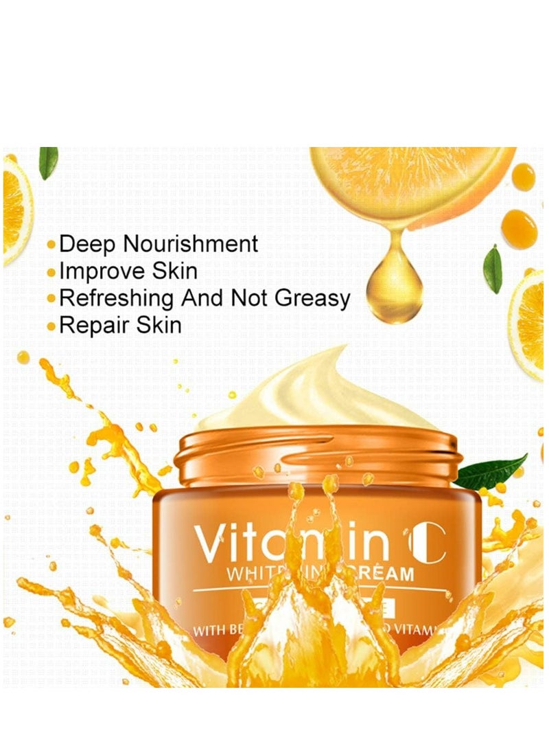 Disaar Vitamin C Whitening Cream 50ML Glow and Moisture  - Image 2