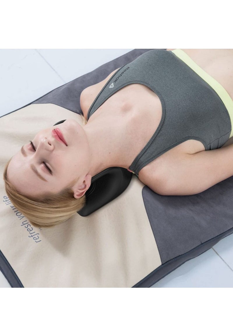Generic Neck and shoulder relaxer, cervical traction device for relieving temporomandibular joint pain and cervical alignment, both sides, height adjustable, with air bag - Image 2