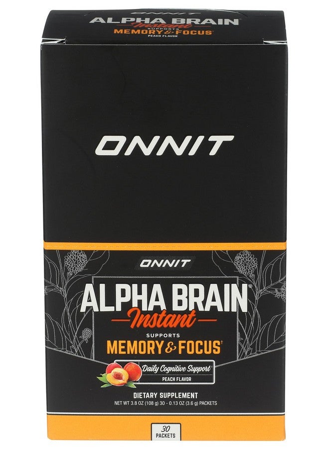 Onnit Alpha Brain Instant Peach, 30 Count - Image 2