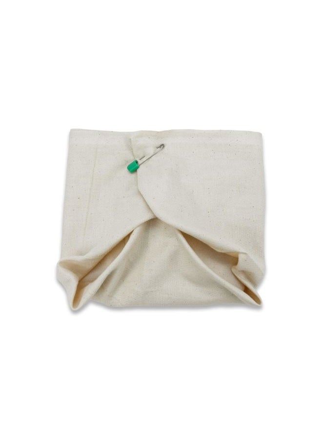 OsoCozy Unbleached Birdseye Flat Cloth Diapers (1 Dozen) - 27.5 x 30.5 Inches, One-Layer Flat Cloth Baby Nappies Made of Soft, Durable 100% Birdseye Weave Cotton - Image 4